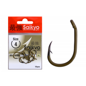 Крючки Saikyo KH-10098 Clever Carp OL №4 (10 шт.) Крючки Saikyo KH-10098 Clever Carp OL №4 (10 шт.)